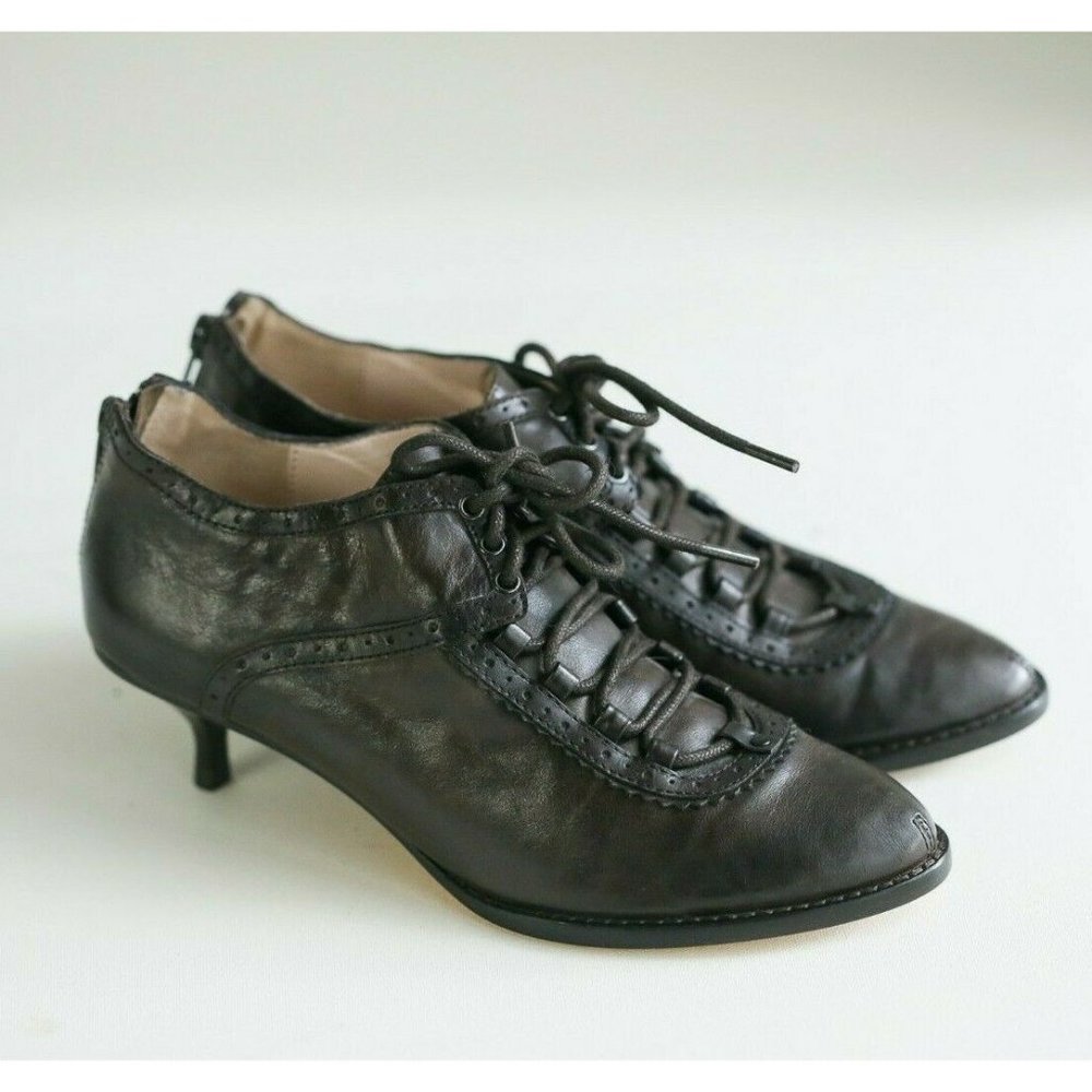 Plenty by Tracy Reese Dark Brown Lace up Booties